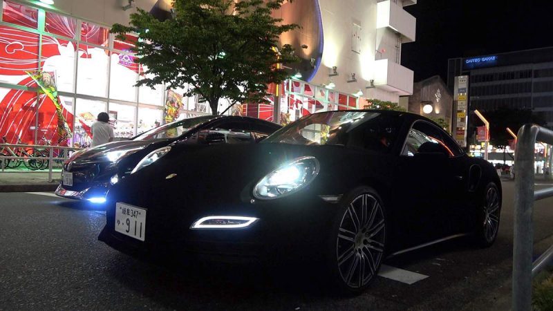真．極黑無双！世界第一黑的《Porsche 911 Turbo》於日本現身