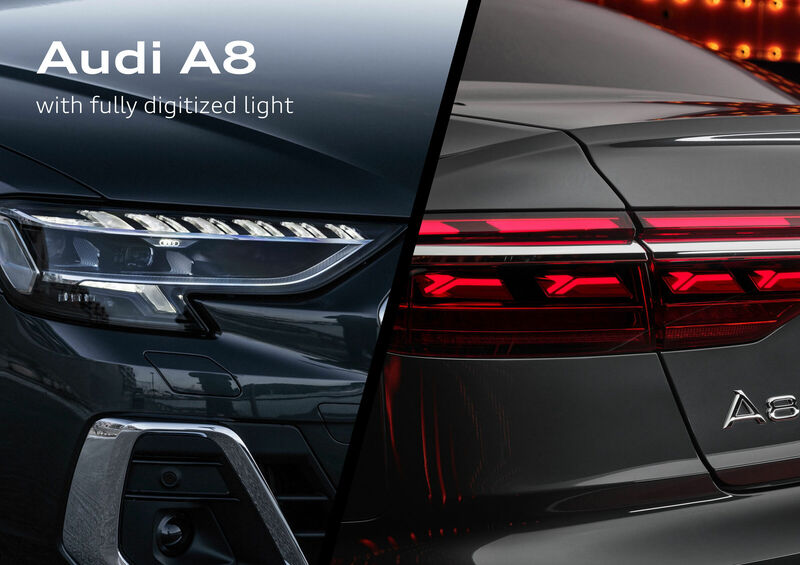 《Audi》燈光數位化發展｜添全球首創智慧2功能 頭燈到尾燈都充滿獨特科技