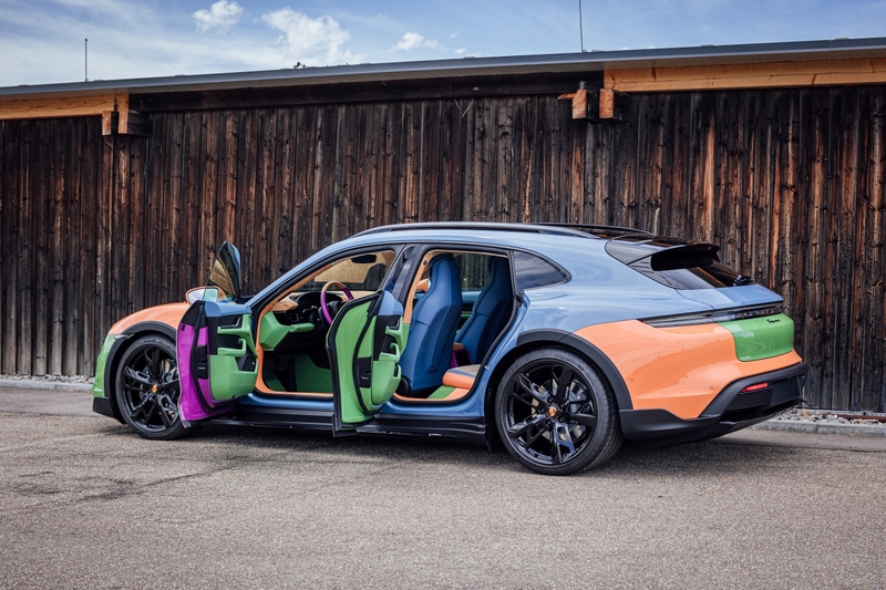 太好色！真的可選配！《Porsche Taycan 4 Cross Turismo》新設計靈感來自運動鞋、永不撞色！